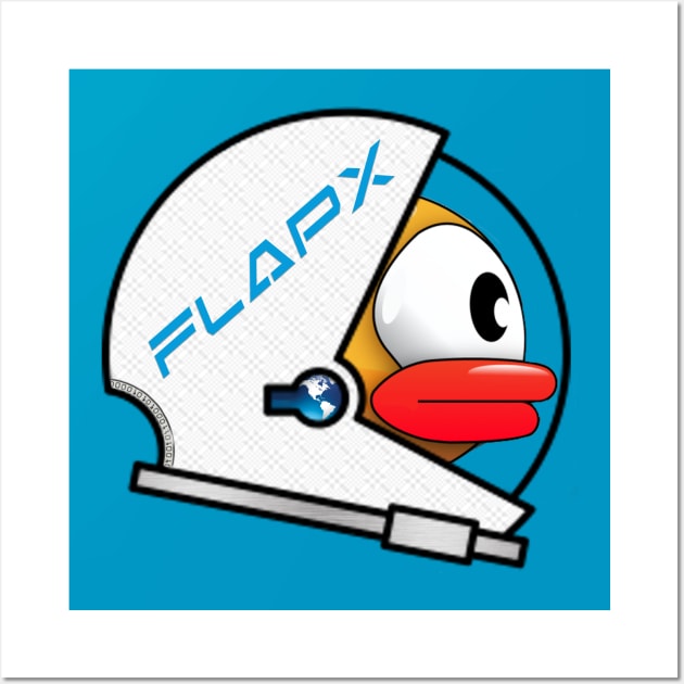 FLAPX Logo Small Wall Art by NerdLabs001